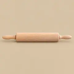 smooth beechwood rolling pin, as a cover photo