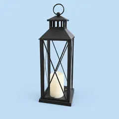 black metal lantern, as a cover photo