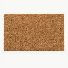 rectangular natural coir doormat, as a cover photo
