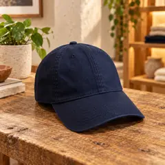 navy canvas baseball cap, moved into a new room