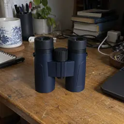 navy compact binocular set, as photographed