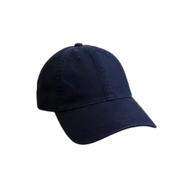navy canvas baseball cap, background removed by Letti