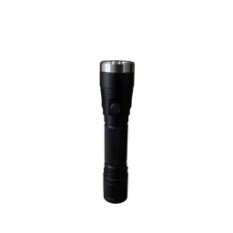 black cylindrical flashlight, background removed by Letti
