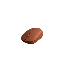 terracotta wireless computer mouse, background removed by Letti